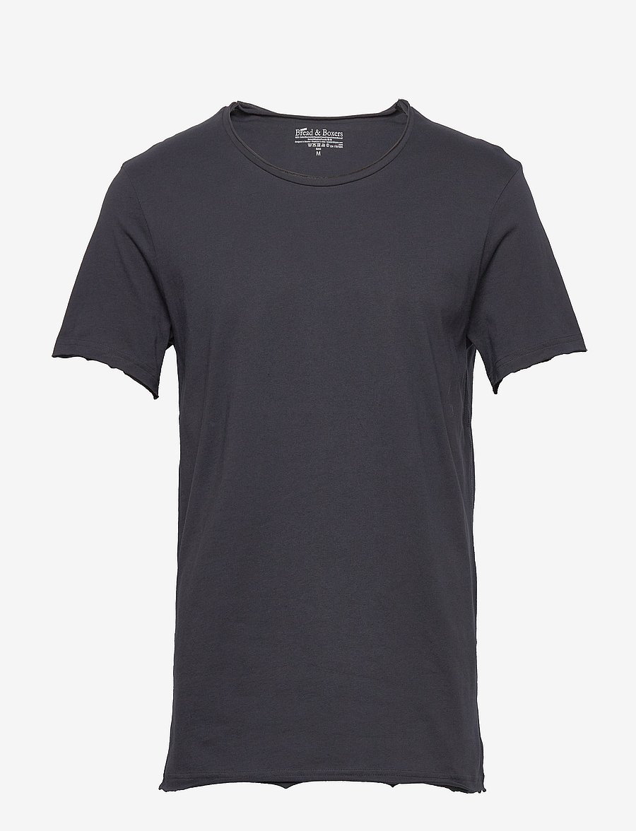 Bread & Boxers - Crew Neck Relaxed - short-sleeved t-shirts - dark navy - 1