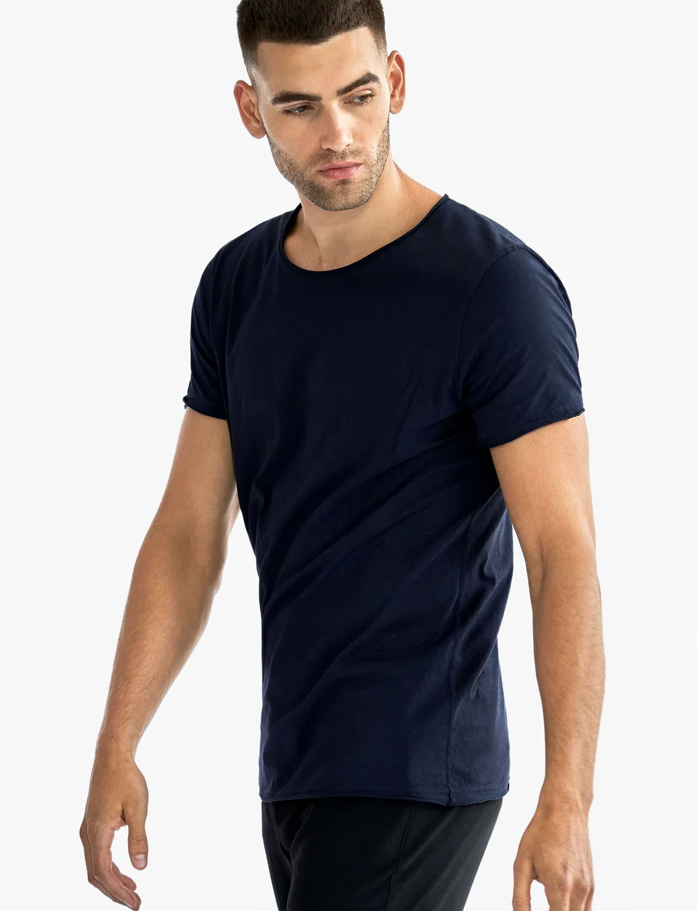 Bread & Boxers - Crew-Neck Relaxed T-shirt - kortærmede t-shirts - dark navy - 3