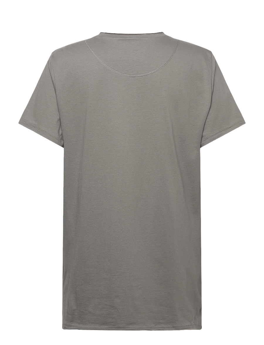 Bread & Boxers - Crew-Neck Relaxed T-shirt - short-sleeved t-shirts - fog grey - 1