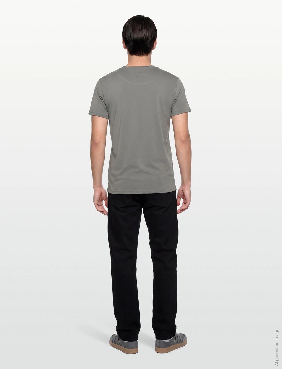 Bread & Boxers - Crew-Neck Relaxed T-shirt - kurzärmelige t-shirts - fog grey - 4