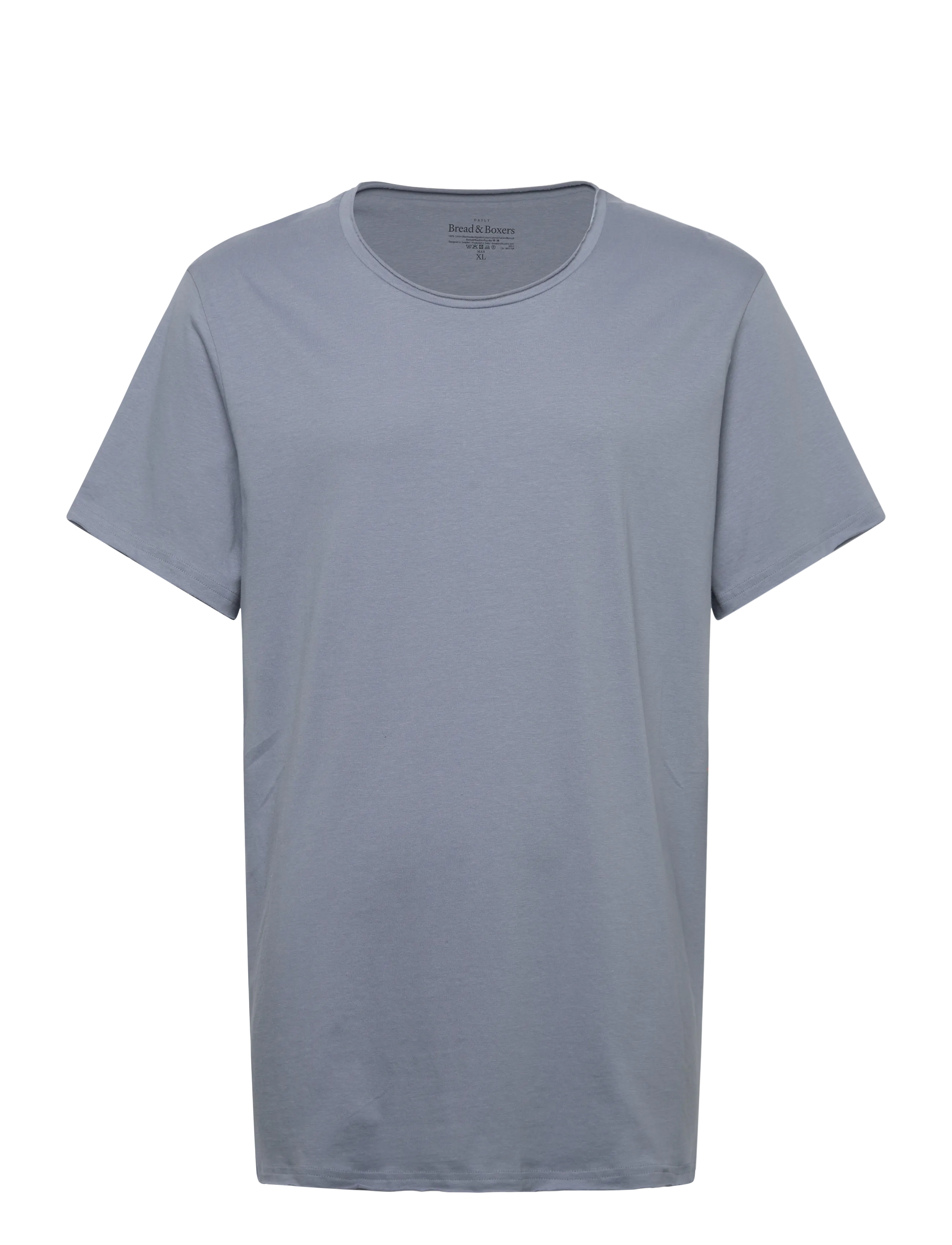 Bread & Boxers Crew-Neck Relaxed T-shirt - T-shirts - HAZE BLUE / blue