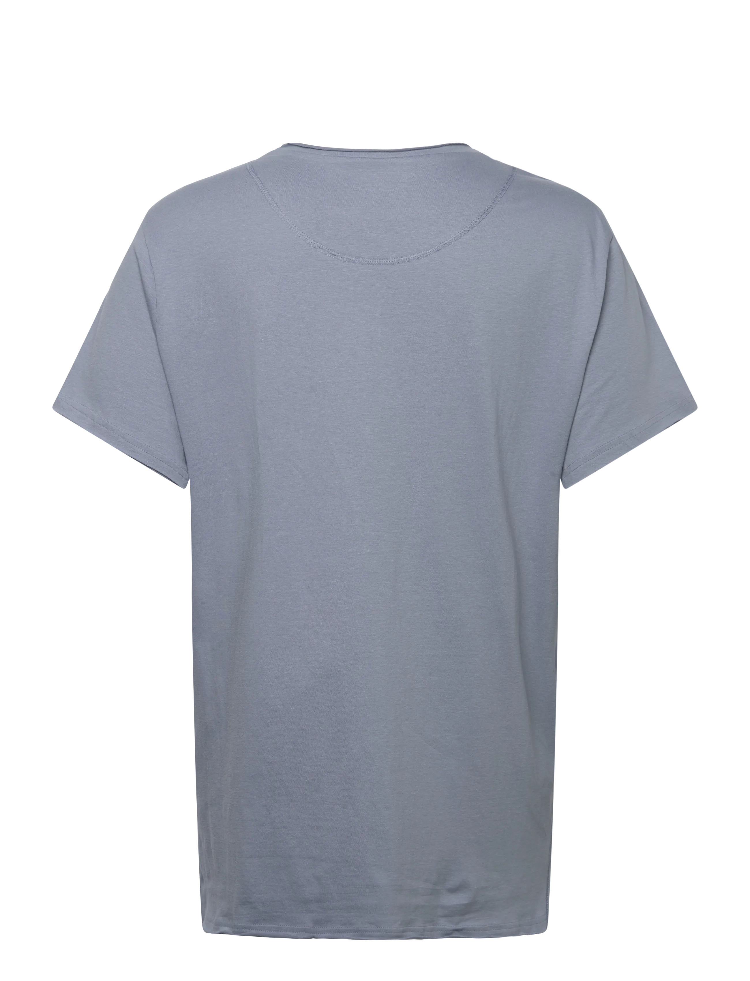Bread & Boxers - Crew-Neck Relaxed T-shirt - short-sleeved t-shirts - haze blue - 1