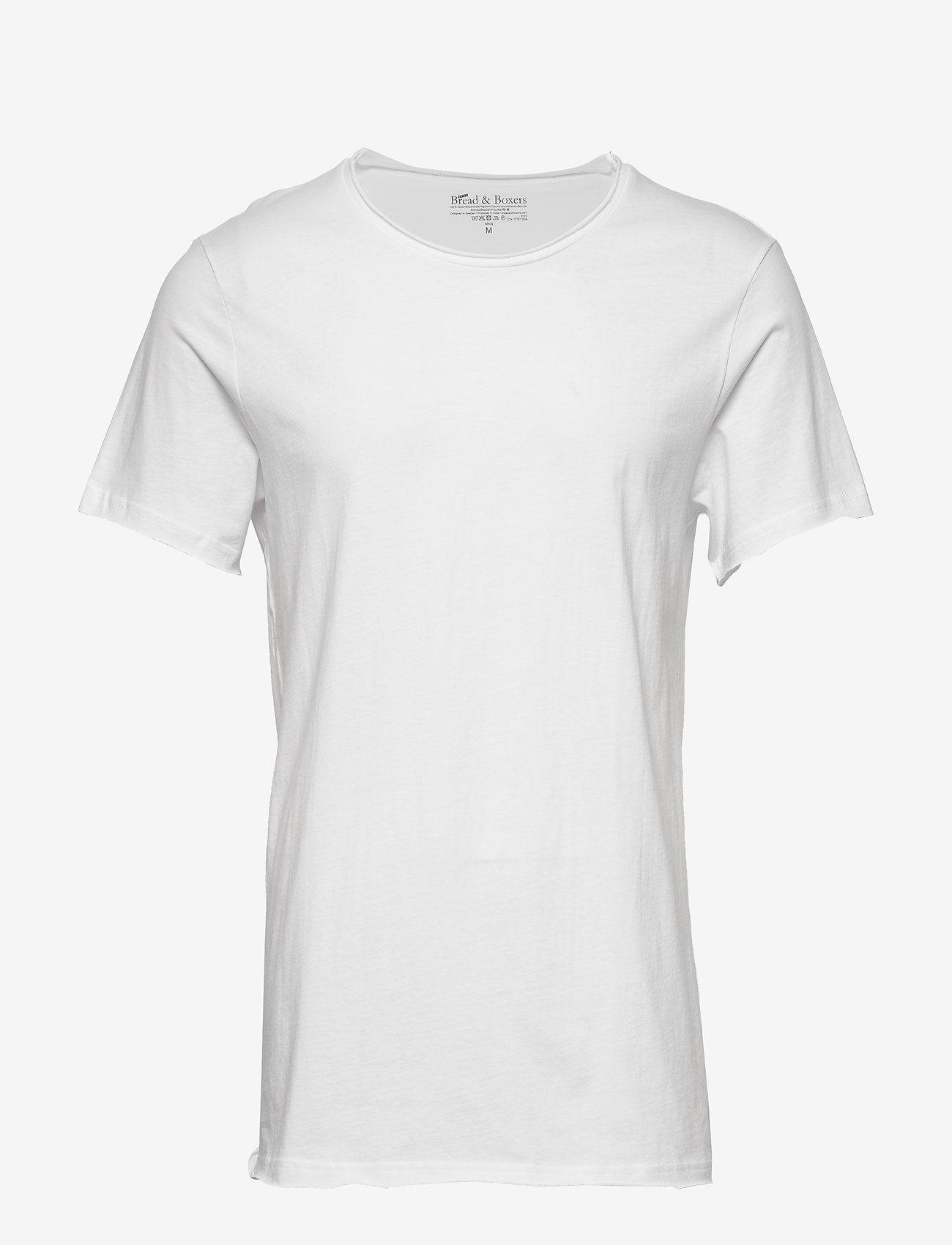 Bread & Boxers - Crew-Neck Relaxed T-shirt - laveste priser - white - 0