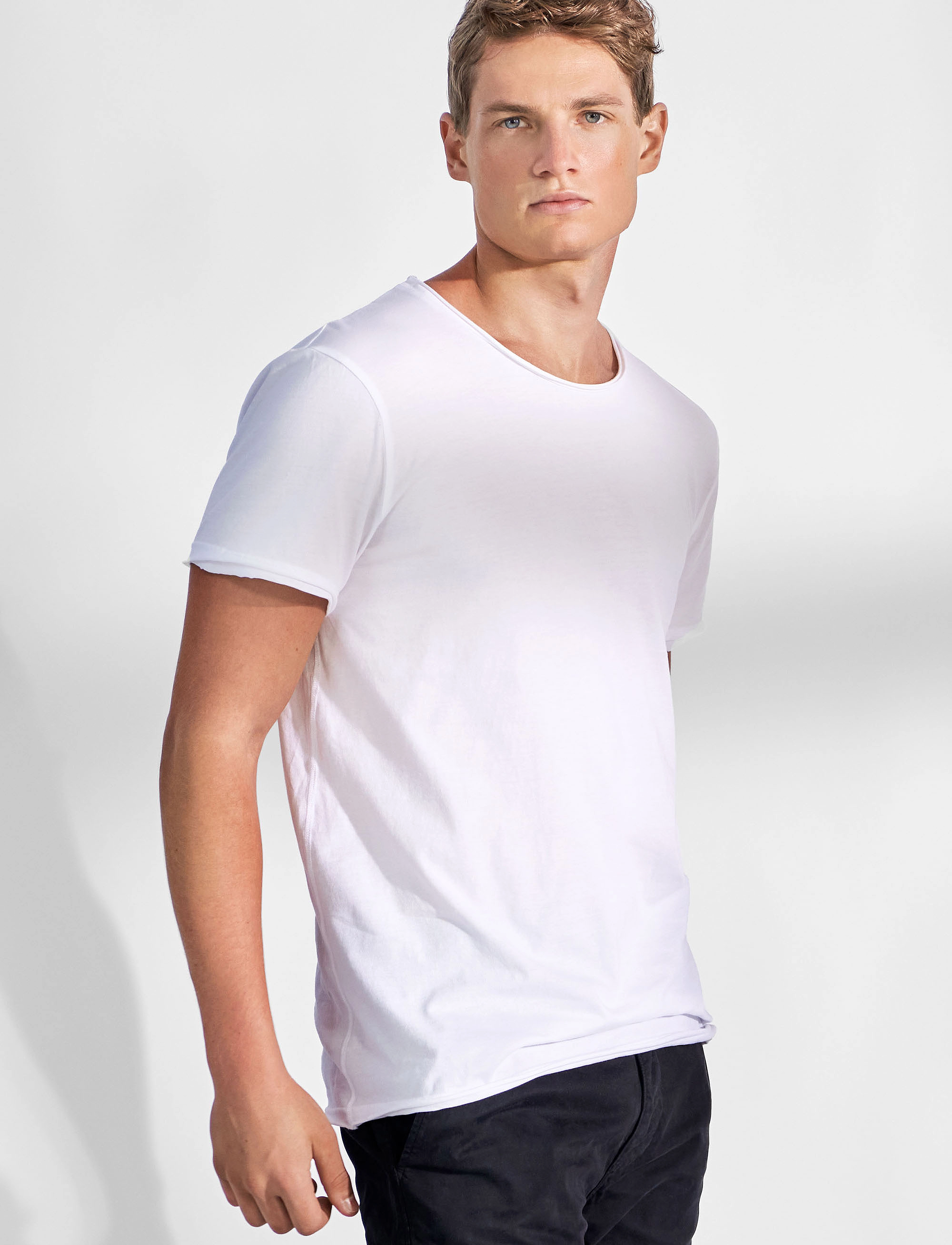 Bread & Boxers - Crew Neck Relaxed - kurzärmelig - white - 3