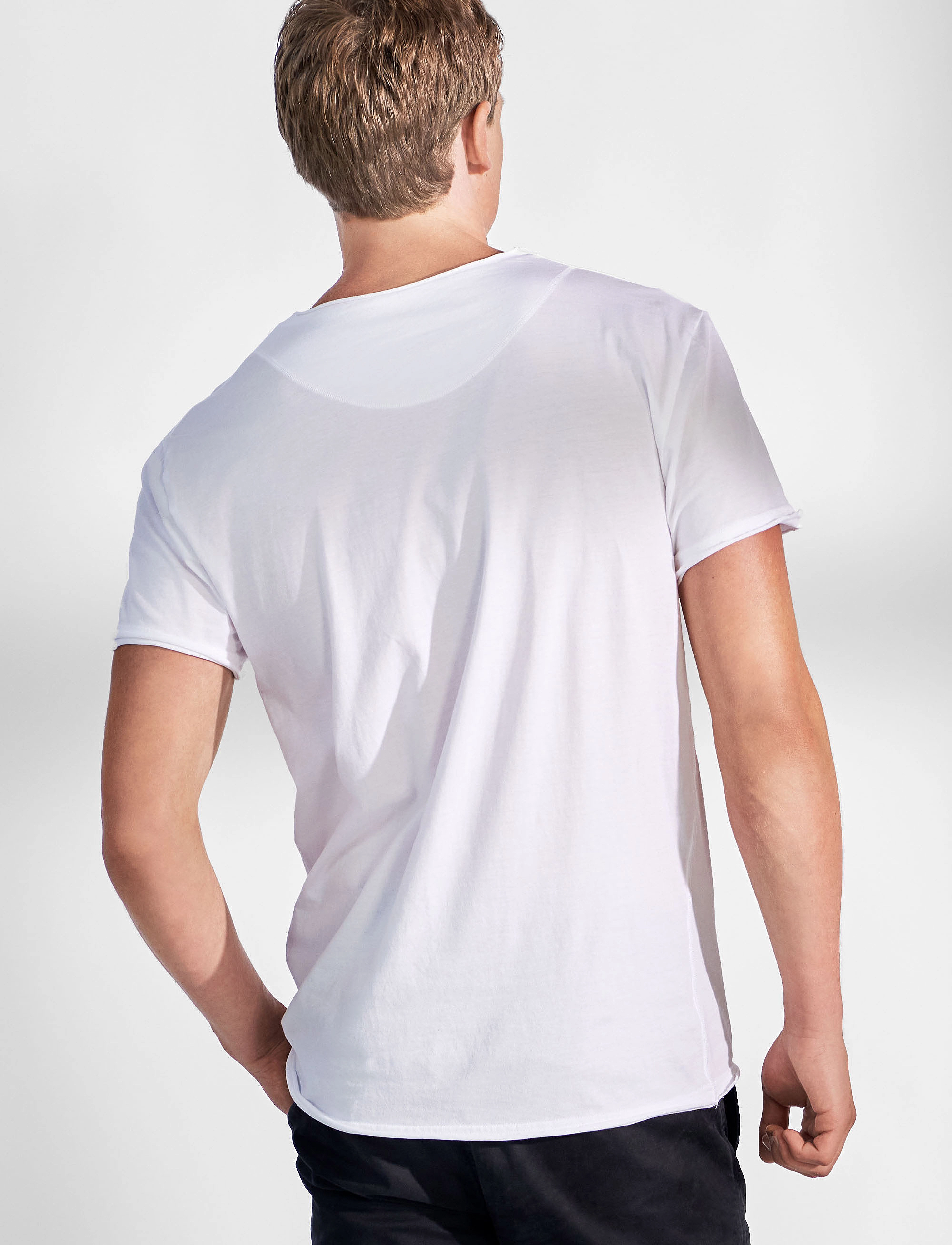 Bread & Boxers - Crew Neck Relaxed - kurzärmelig - white - 4