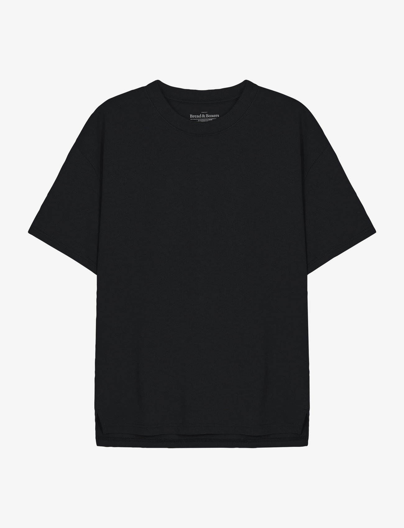 Bread & Boxers - Heavy Tee - efterårstøj - black - 0