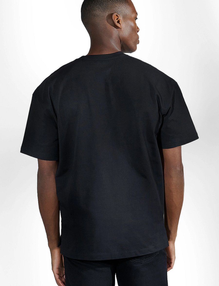 Bread & Boxers - Heavy Tee - short-sleeved t-shirts - black - 3