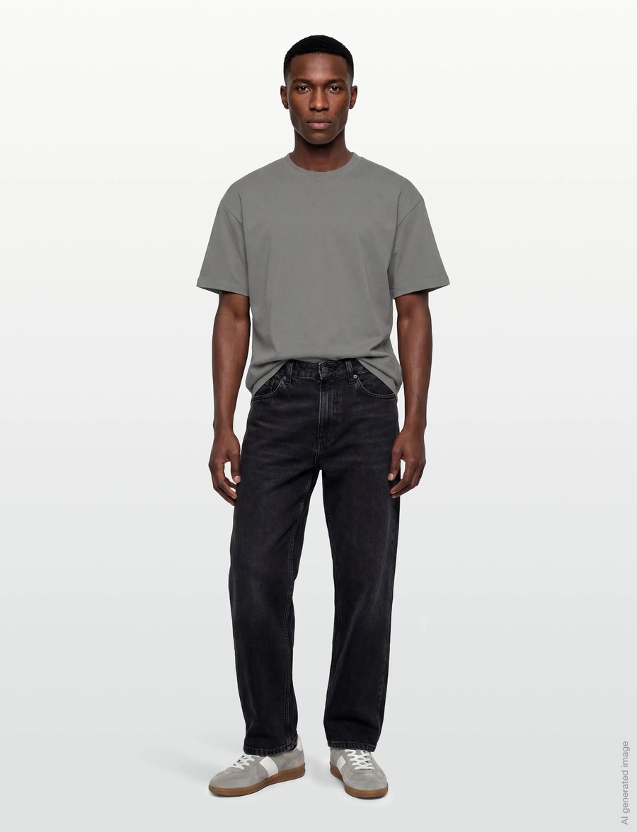 Bread & Boxers - Heavy Tee - short-sleeved t-shirts - fog grey - 0