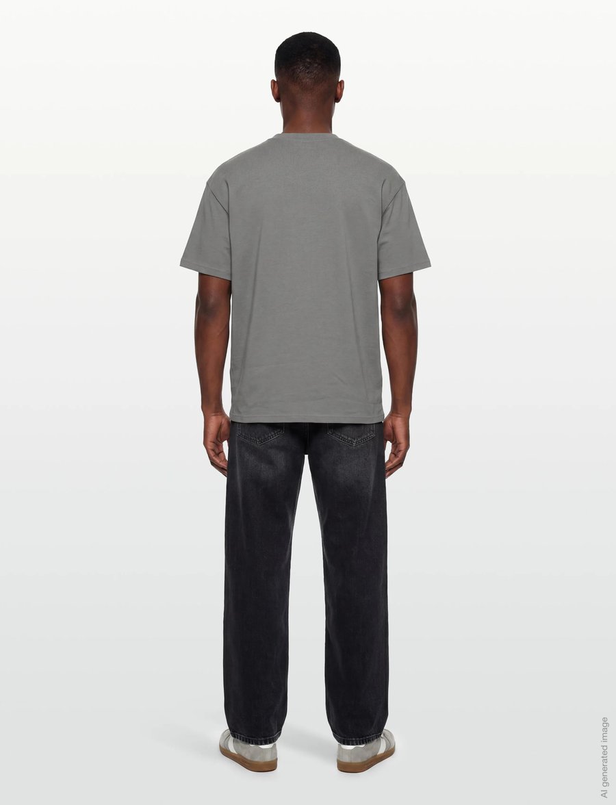 Bread & Boxers - Heavy Tee - kurzärmelig - fog grey - 4