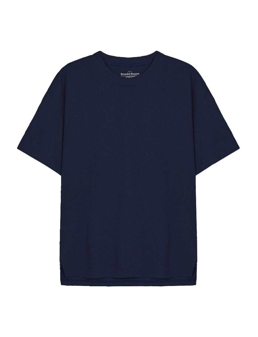 Bread & Boxers - Heavy Tee - stutterma bolir - navy blue - 1