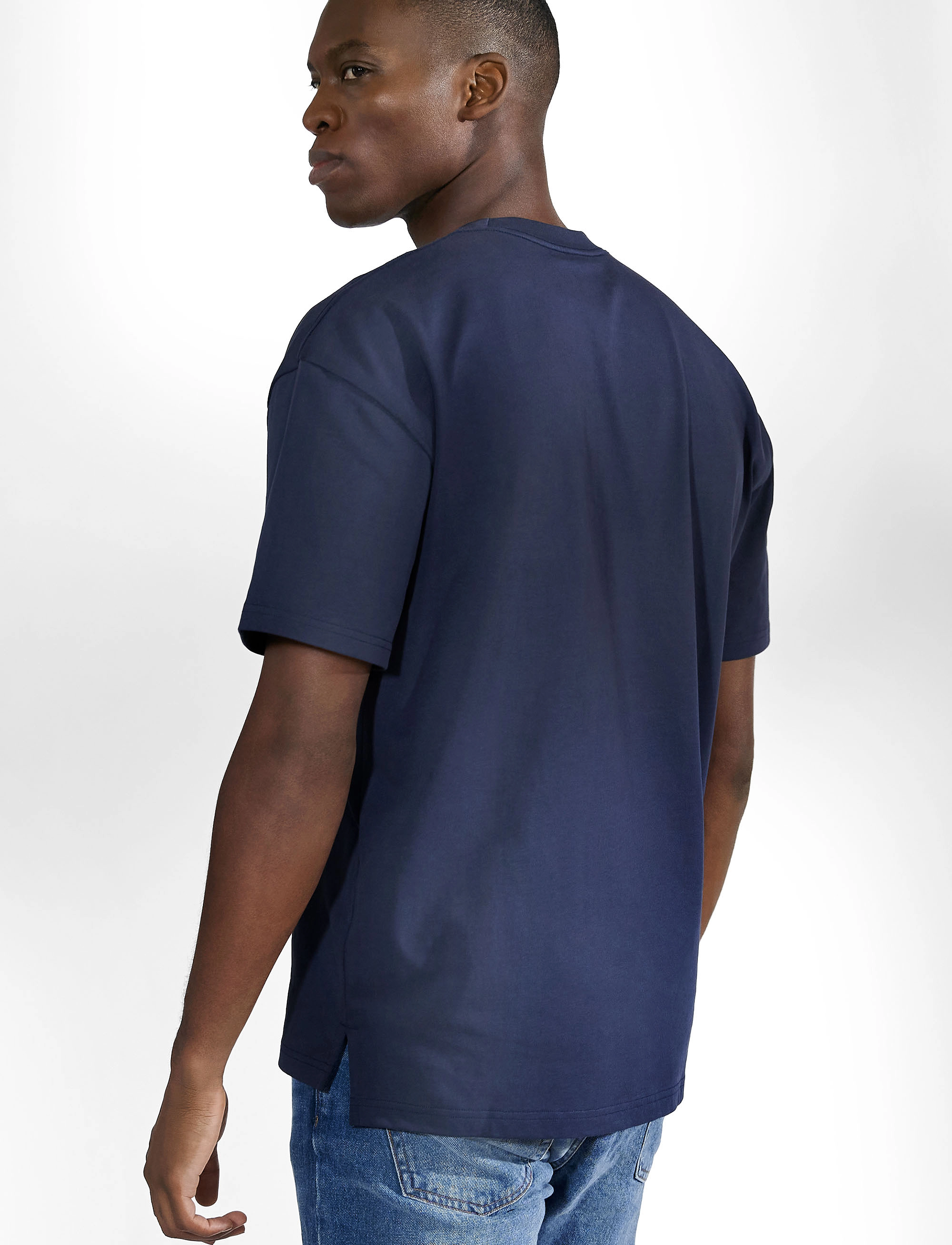 Bread & Boxers - Heavy Tee - t-shirts - navy blue - 2