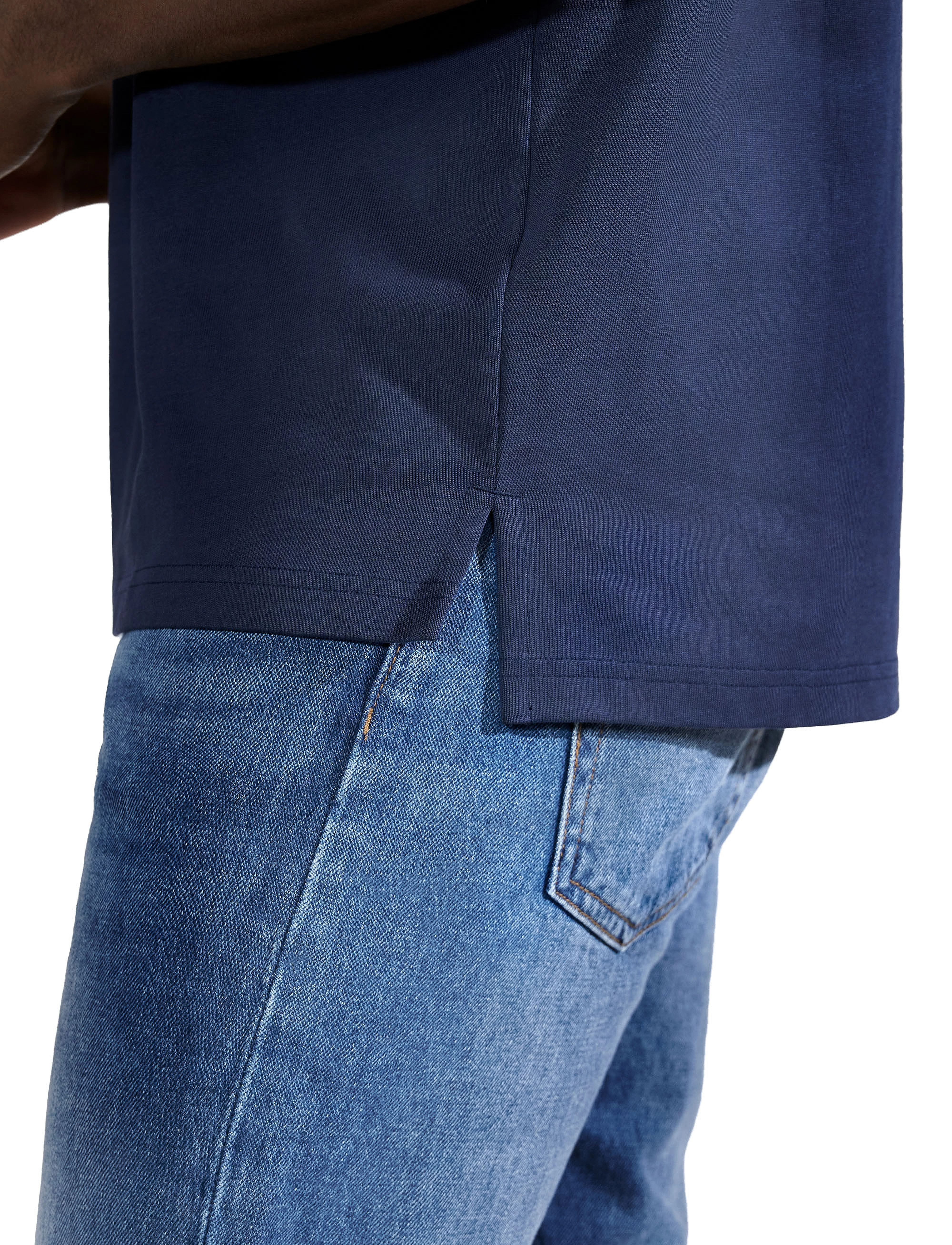 Bread & Boxers - Heavy Tee - t-shirts - navy blue - 3