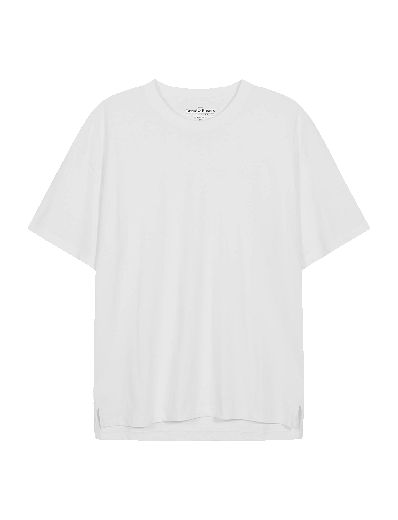 Bread & Boxers - Heavy Tee - kortærmede t-shirts - white - 0