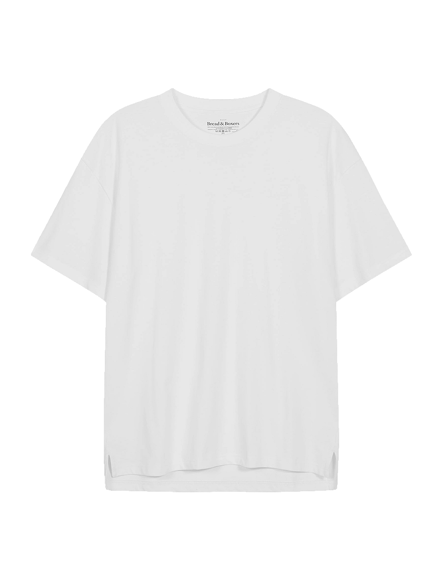 Bread & Boxers - Heavy Tee - short-sleeved t-shirts - white - 0
