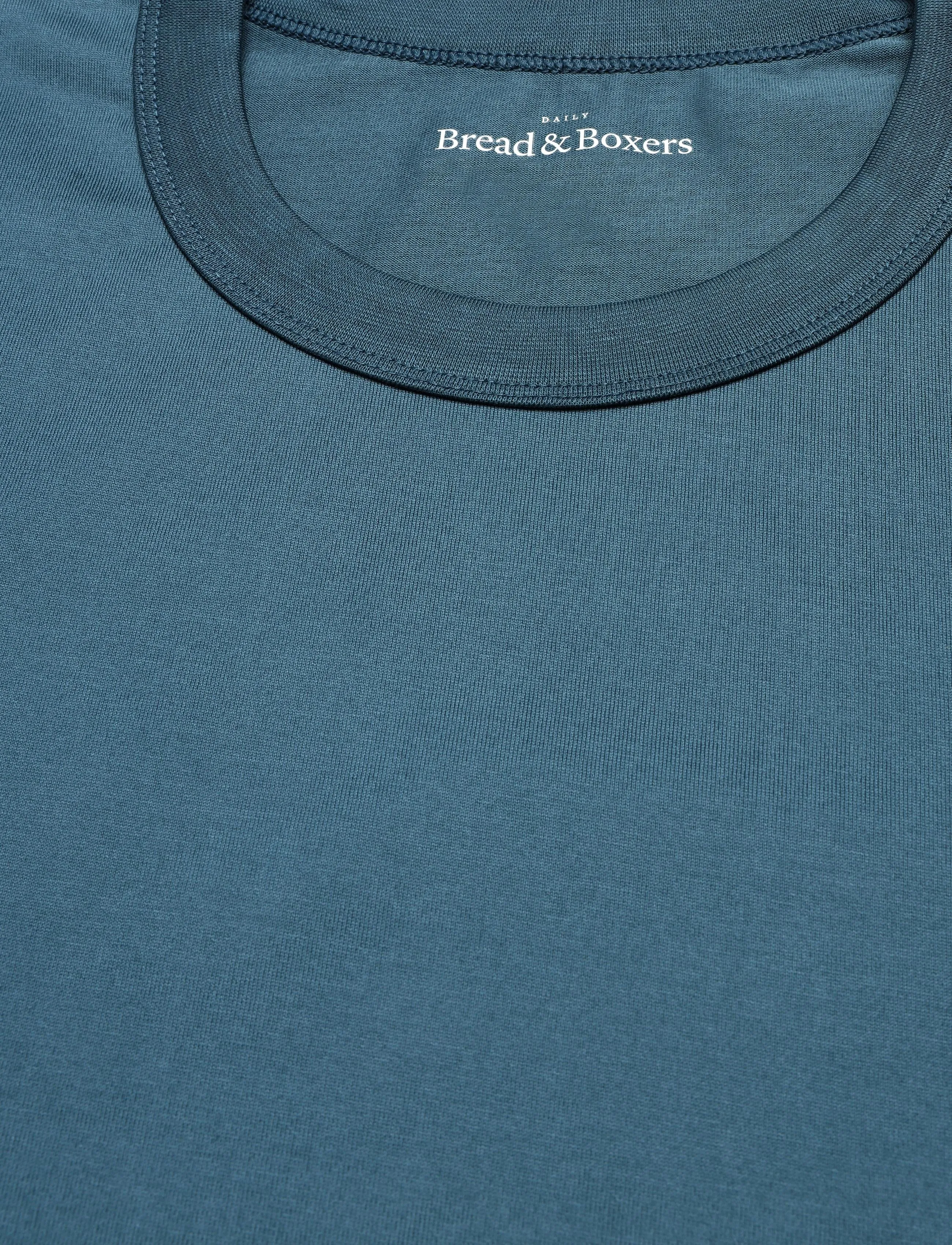 Bread & Boxers - Crew-Neck Pima - efterårstøj - atlantic blue - 5