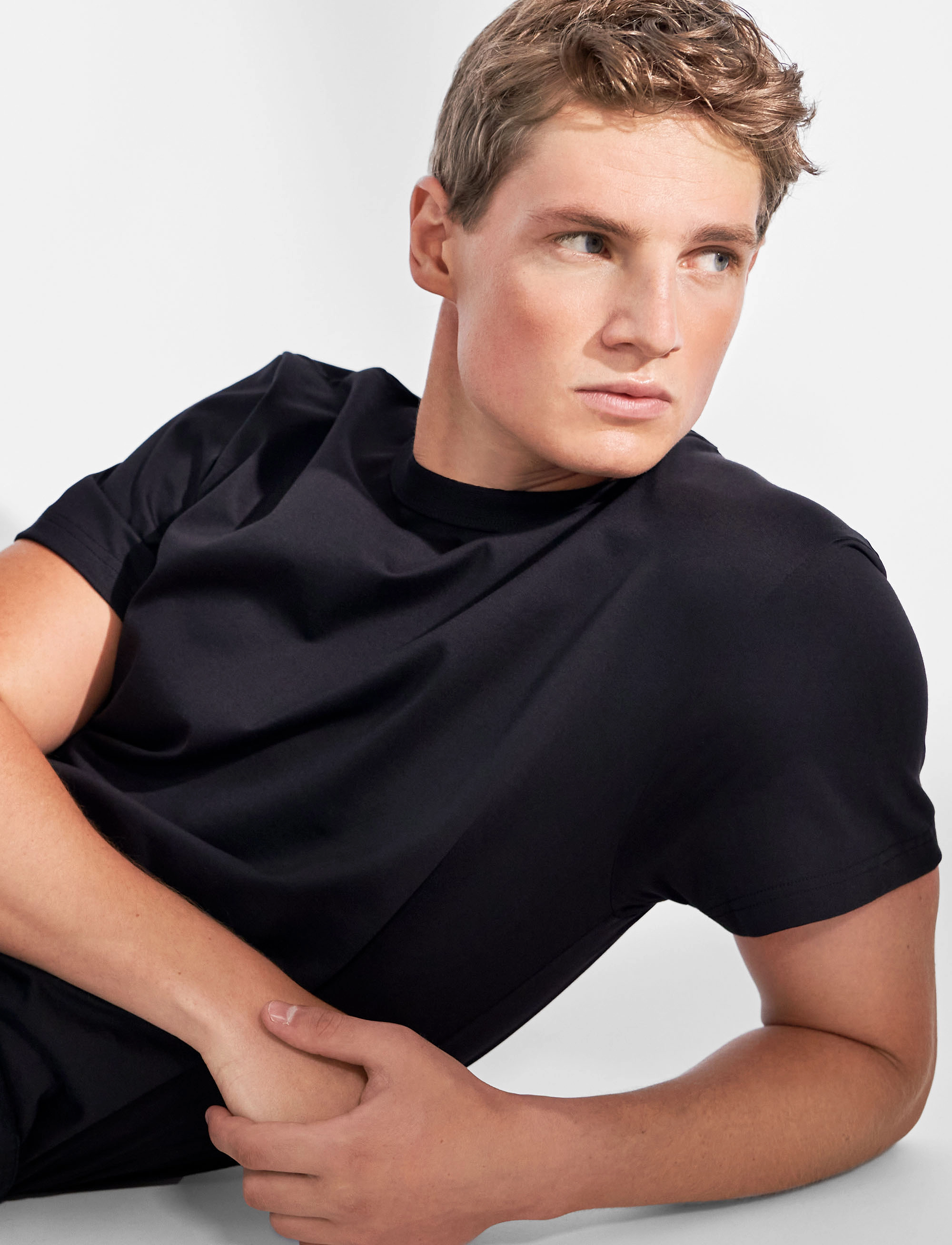 Bread&Boxers Crew Neck Pima t-shirts - bas herr – bild 6