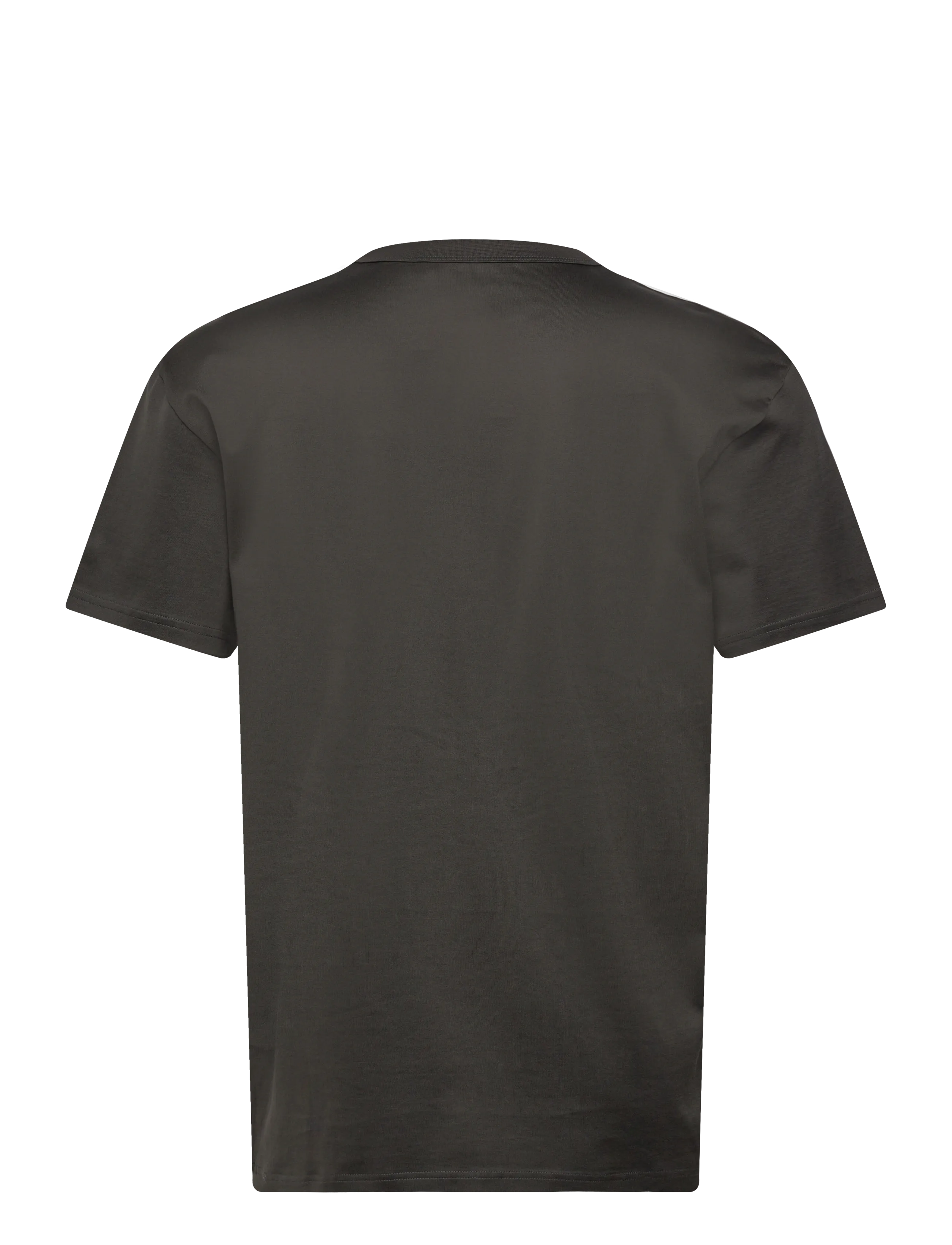 Bread & Boxers - Crew Neck PIma - short-sleeved t-shirts - charcoal - 2
