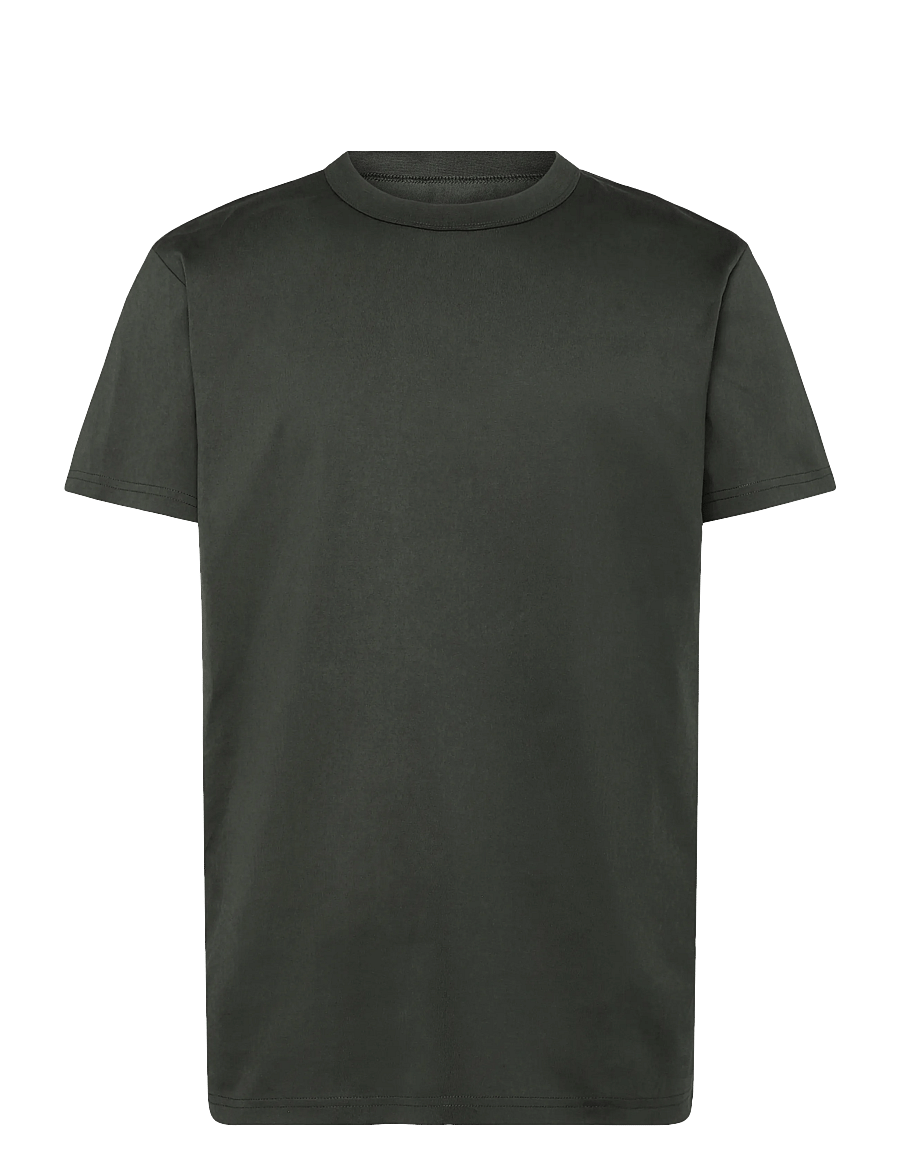 Bread & Boxers - Crew Neck PIma - lühikeste varrukatega t-särgid - deep forest - 0