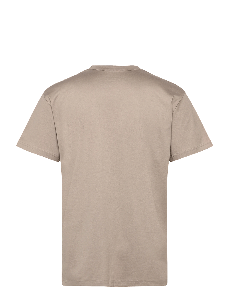 Bread & Boxers - Crew Neck PIma - korte mouwen - greige - 1