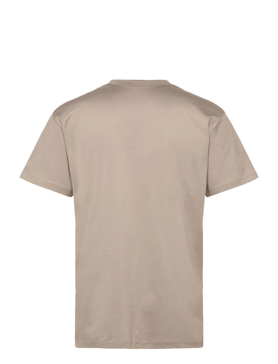 Bread & Boxers - Crew Neck PIma - kurzärmelig - greige - 1