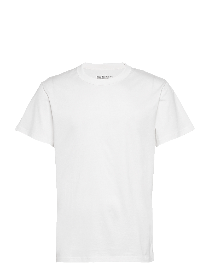 Bread & Boxers - Crew Neck PIma - kurzärmelig - ivory white - 1