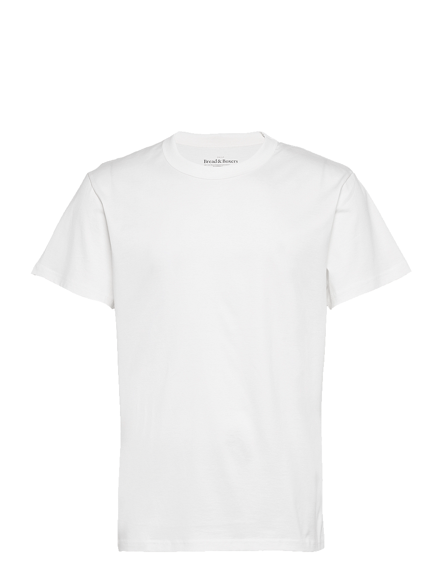 Bread & Boxers - Crew Neck PIma - kurzärmelig - ivory white - 1