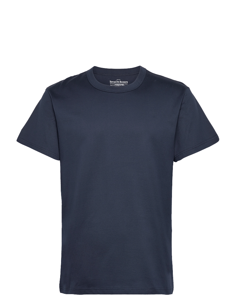 Bread & Boxers - Crew-Neck Pima - kurzärmelig - navy blue - 1