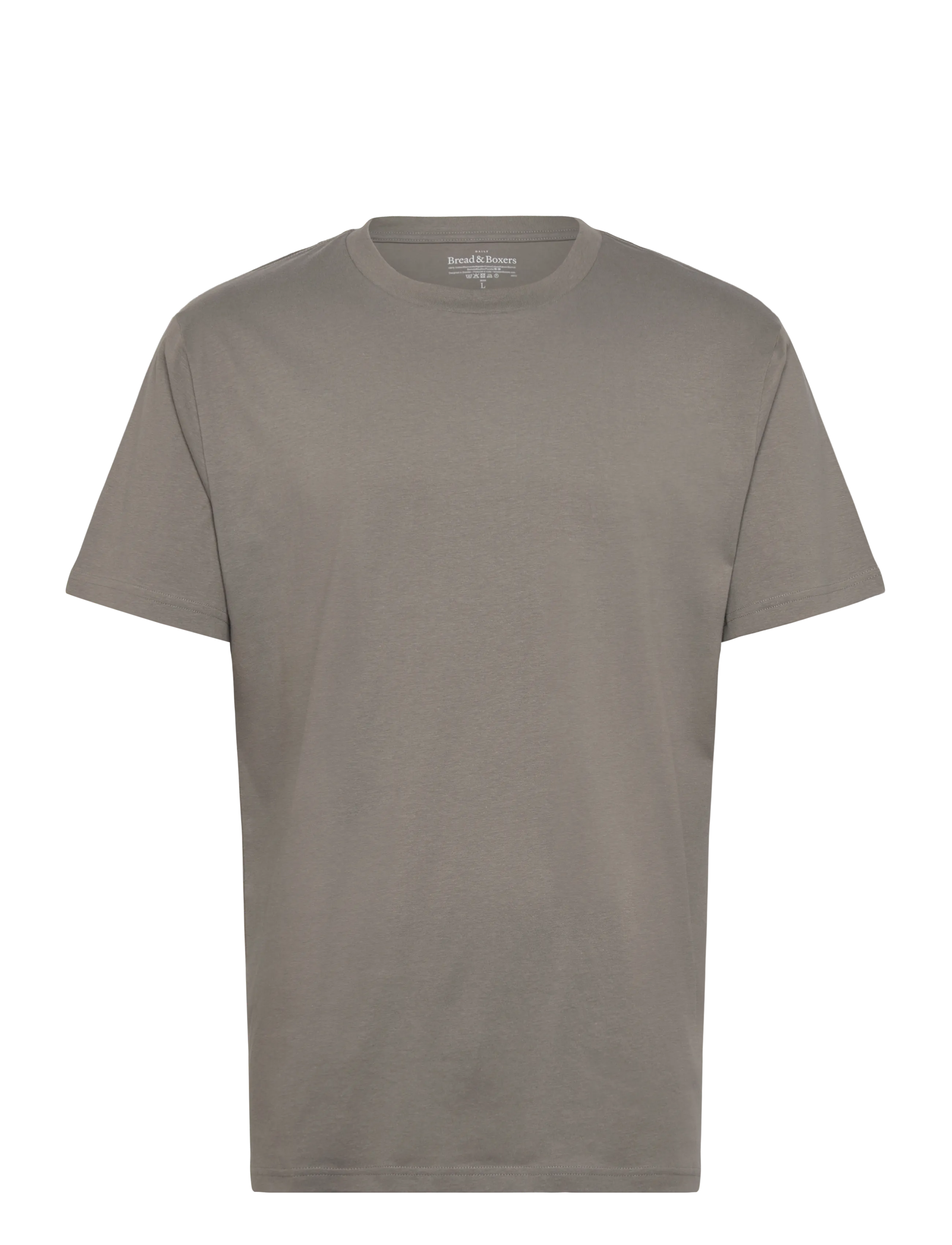 Bread & Boxers Lightweight tee - Bread & Boxers - FOG GREY / grey