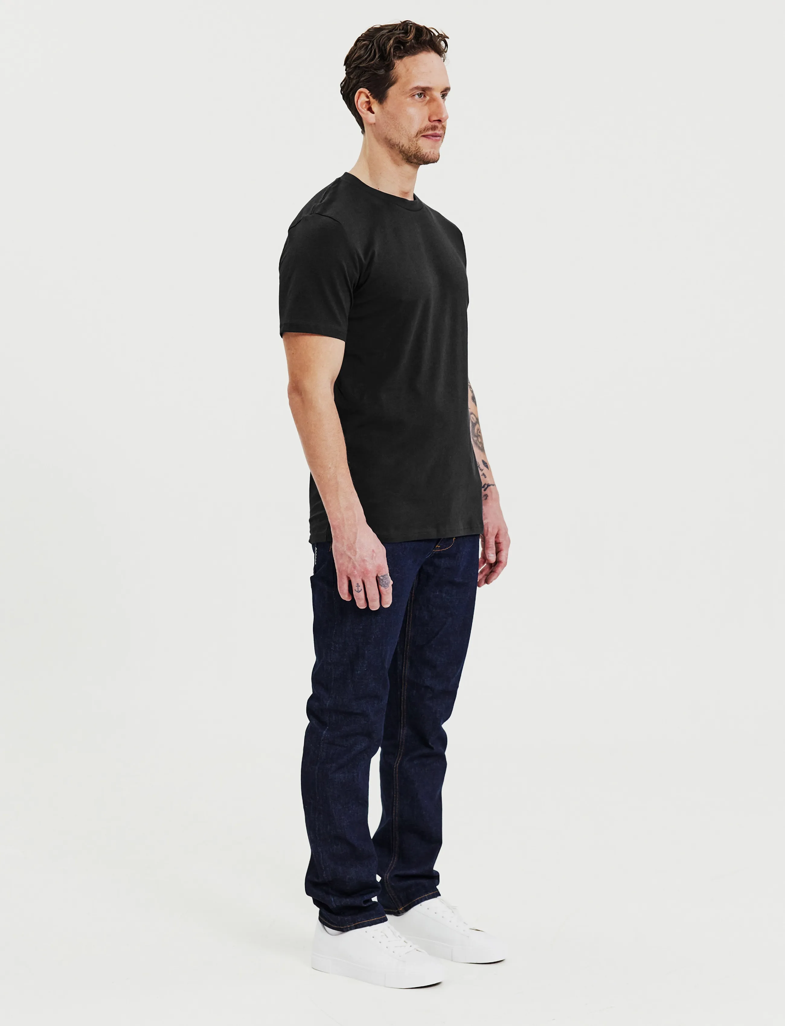 Bread & Boxers - Lightweight Tee - pyjamaoberteile - black - 3
