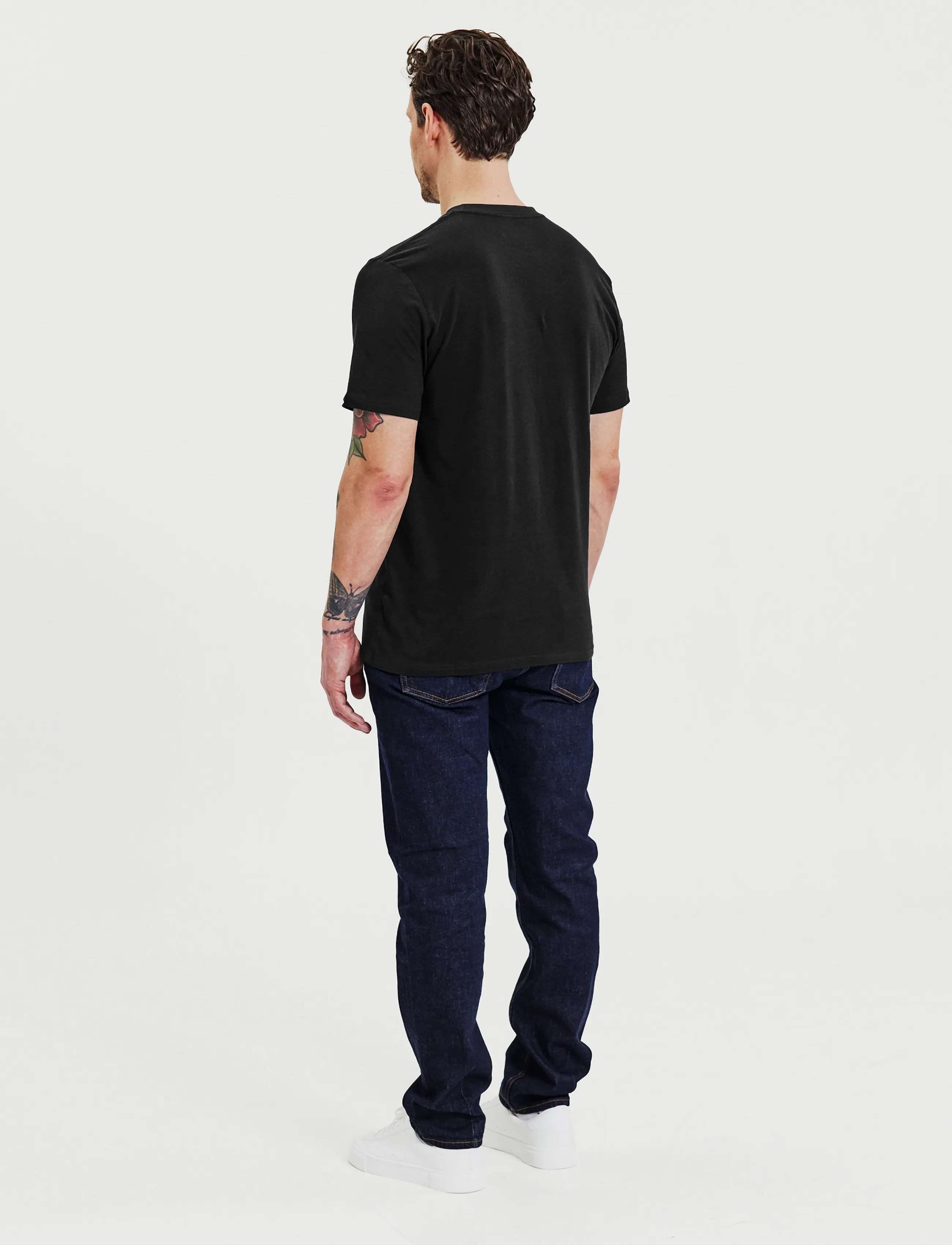 Bread & Boxers - Lightweight Tee - pyjamaoberteile - black - 4
