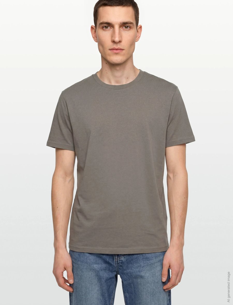 Bread & Boxers - Lightweight Tee - nattrøjer - fog grey - 3