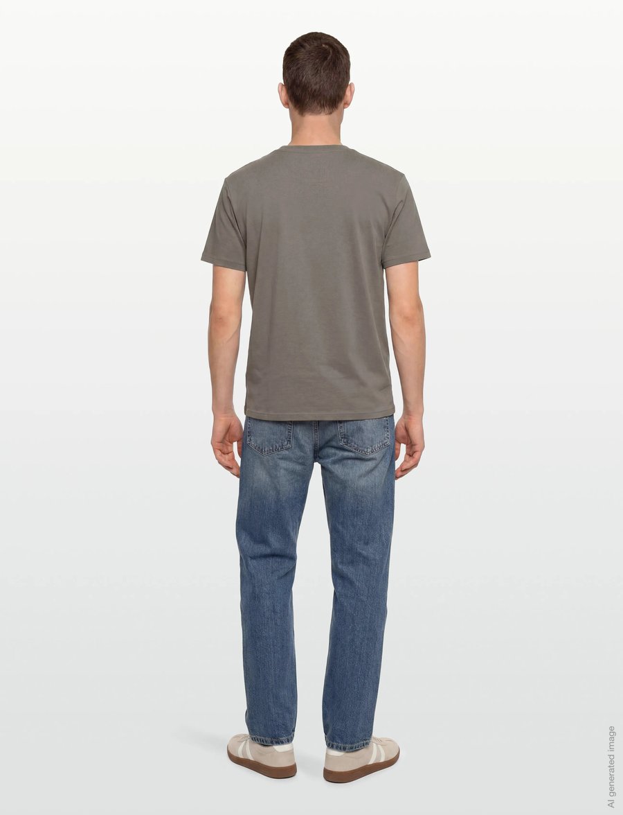 Bread & Boxers - Lightweight Tee - nattrøjer - fog grey - 4