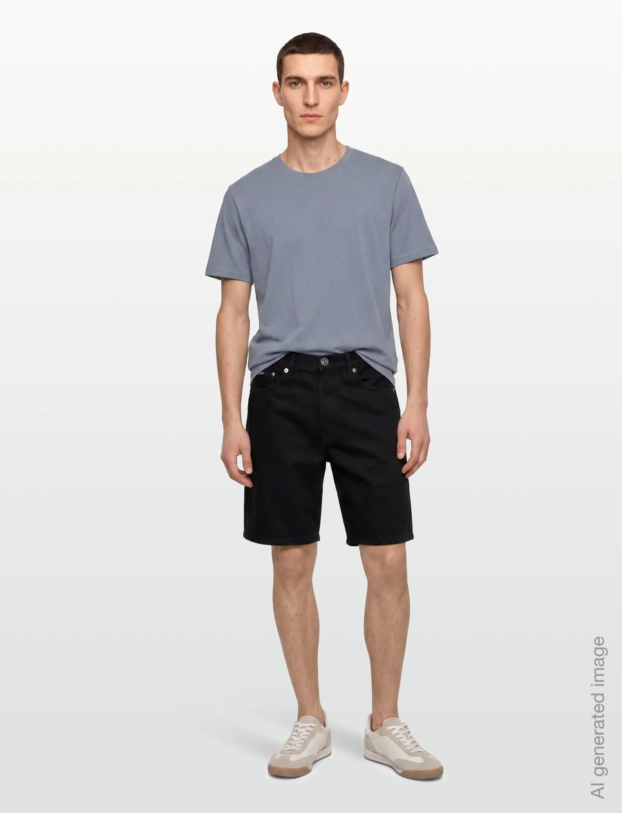 Bread & Boxers - Lightweight tee - pyjamaoberteile - haze blue - 0