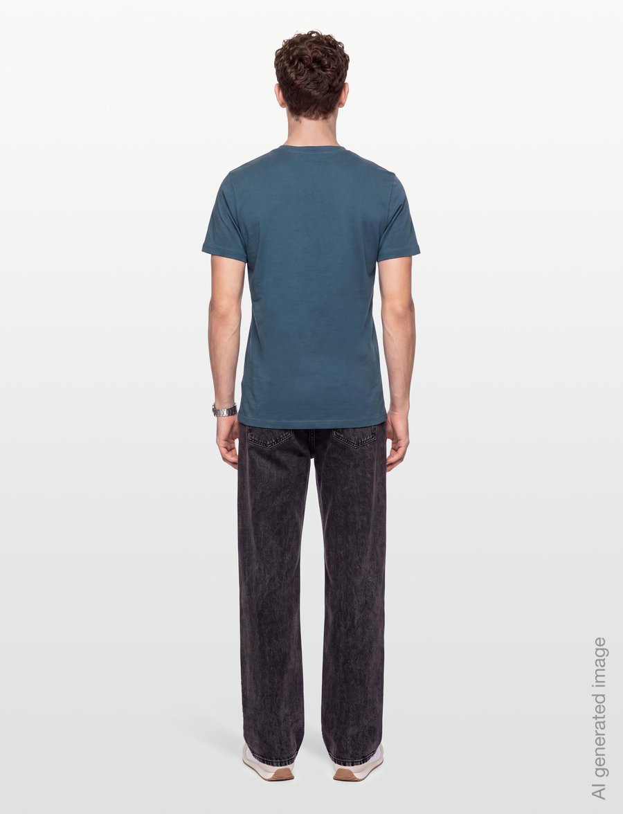Bread & Boxers - Crew-Neck Regular - kurzärmelige t-shirts - atlantic blue - 4