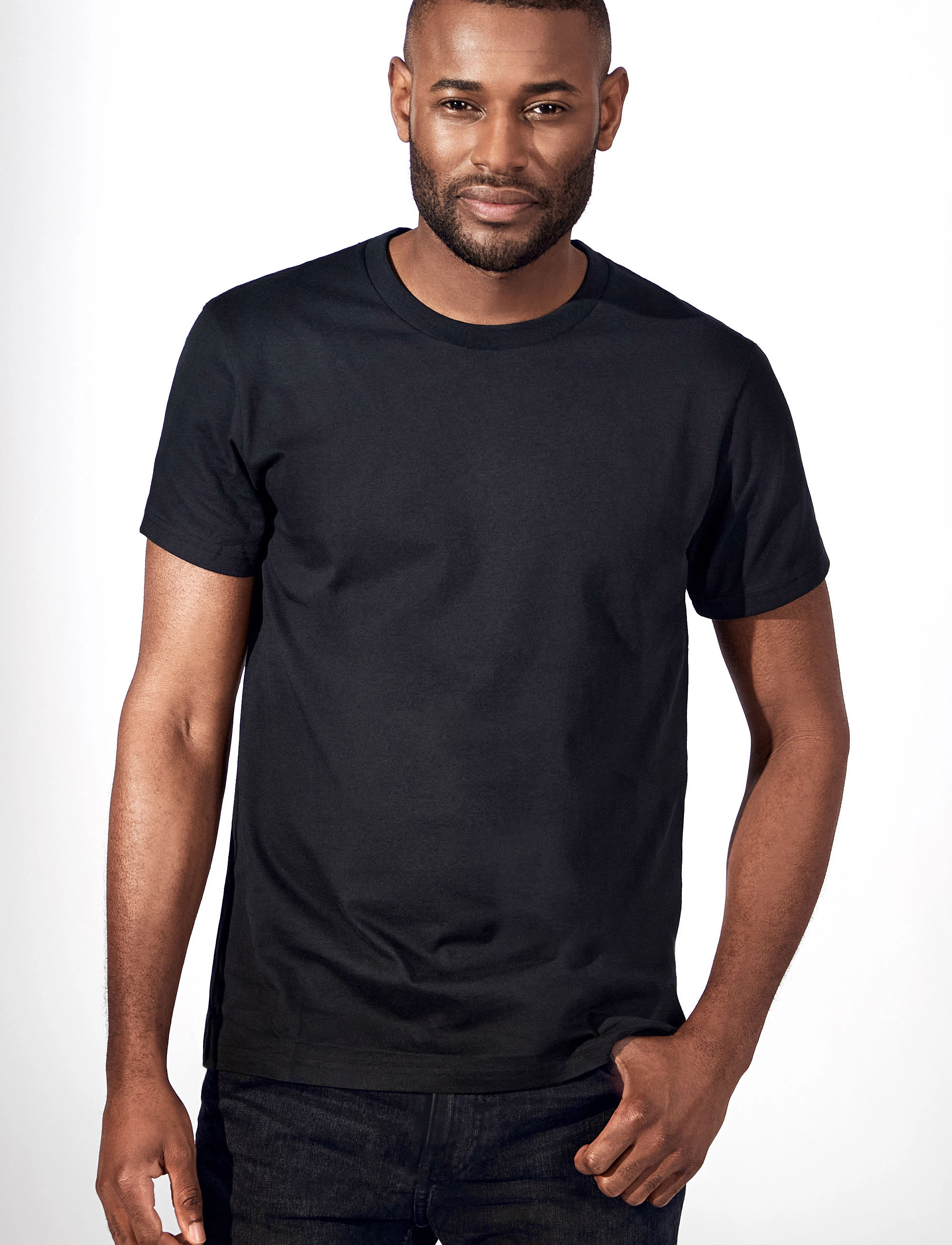 Bread & Boxers Crew-Neck Regular - Deals - BLACK / black