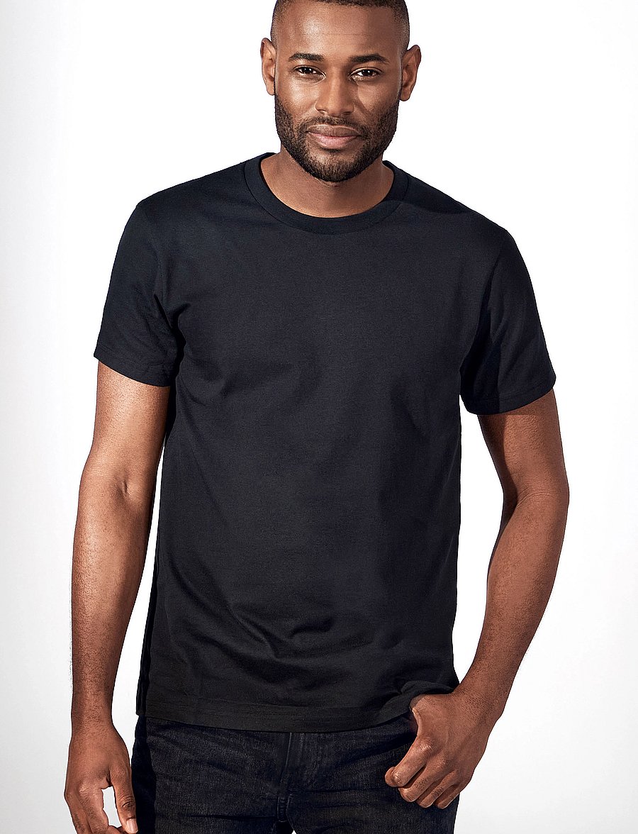 Bread & Boxers - Crew-Neck Regular - short-sleeved t-shirts - black - 0