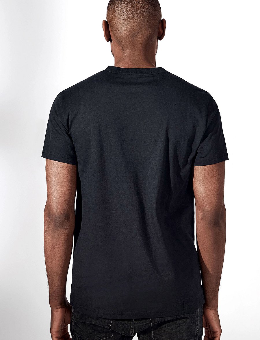 Bread & Boxers - Crew-Neck Regular - short-sleeved t-shirts - black - 4