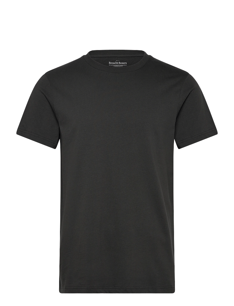 Bread & Boxers - Crew-Neck Regular - t-shirts - charcoal - 0