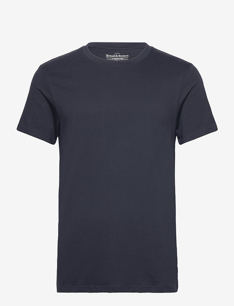 Bread & Boxers - Crew-Neck Regular - short-sleeved t-shirts - dark navy - 1