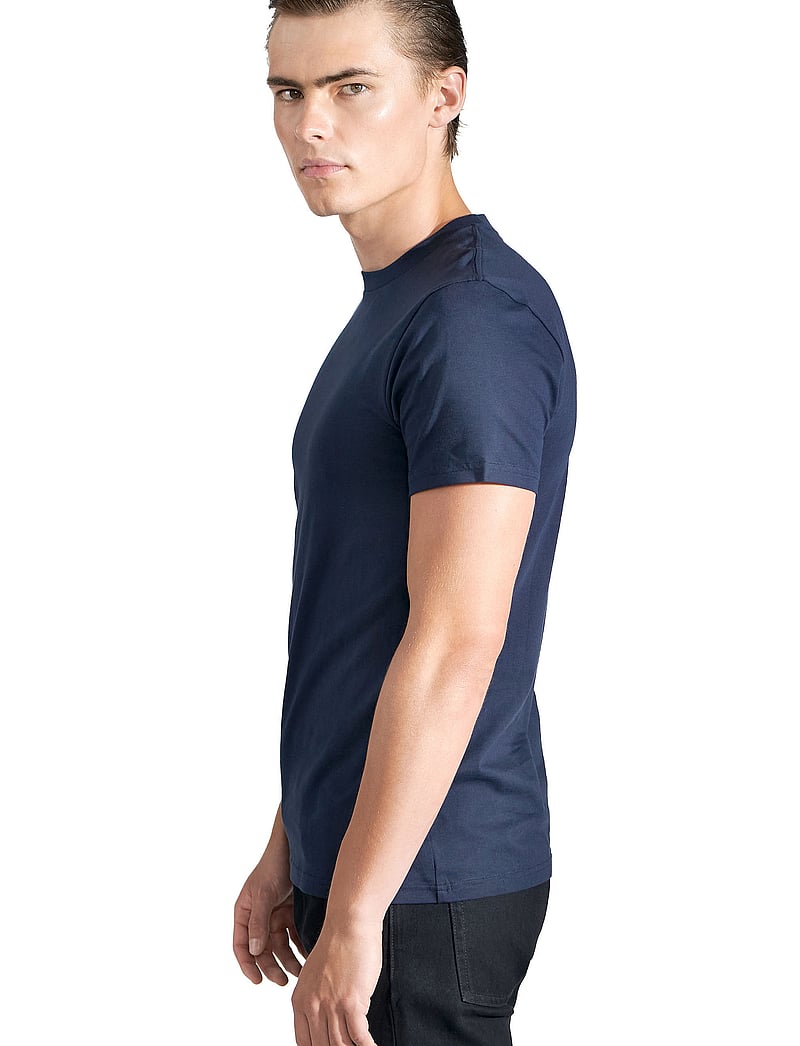 Bread & Boxers - Crew-Neck Regular - t-shirts - dark navy - 4