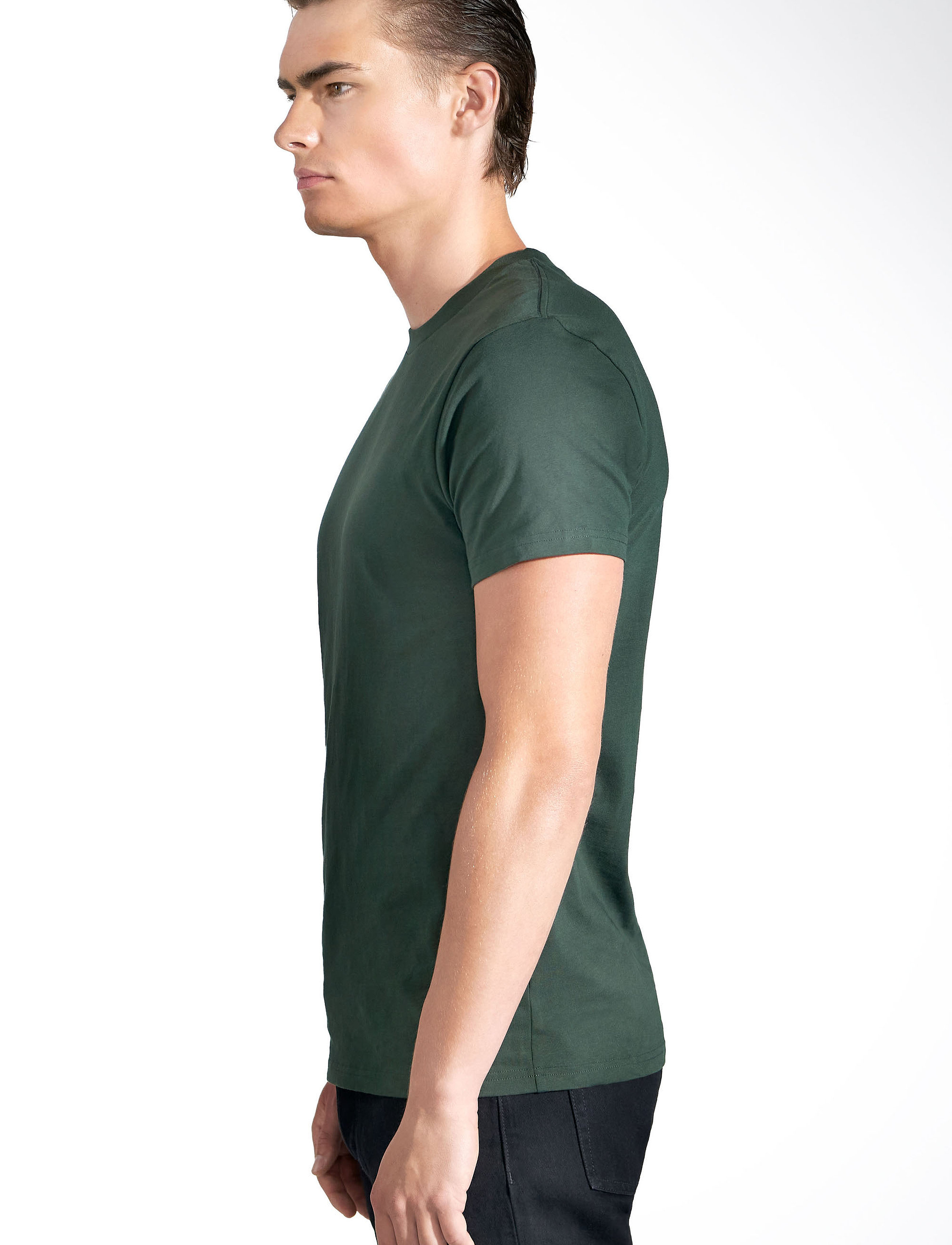 Bread & Boxers - Crew-Neck Regular - madalaimad hinnad - forrest green - 4