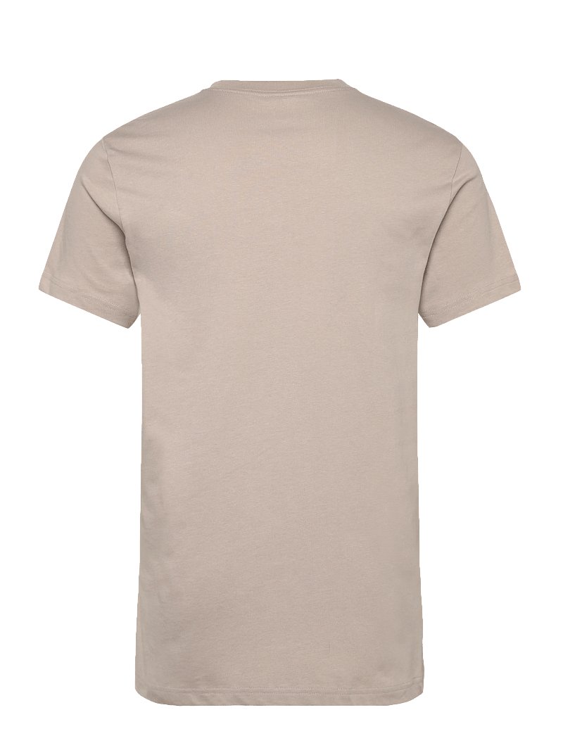 Bread & Boxers - Crew-Neck Cotton - lyhythihaiset - greige - 1