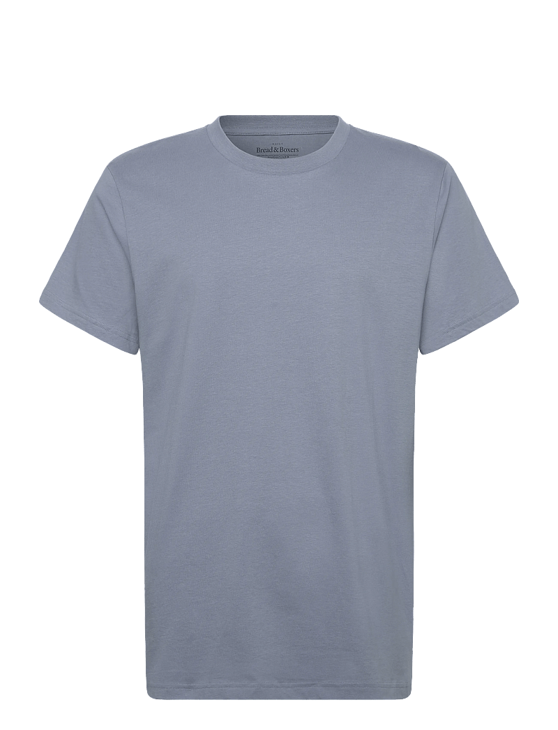 Bread & Boxers - Crew-Neck Regular - kortærmede t-shirts - haze blue - 0