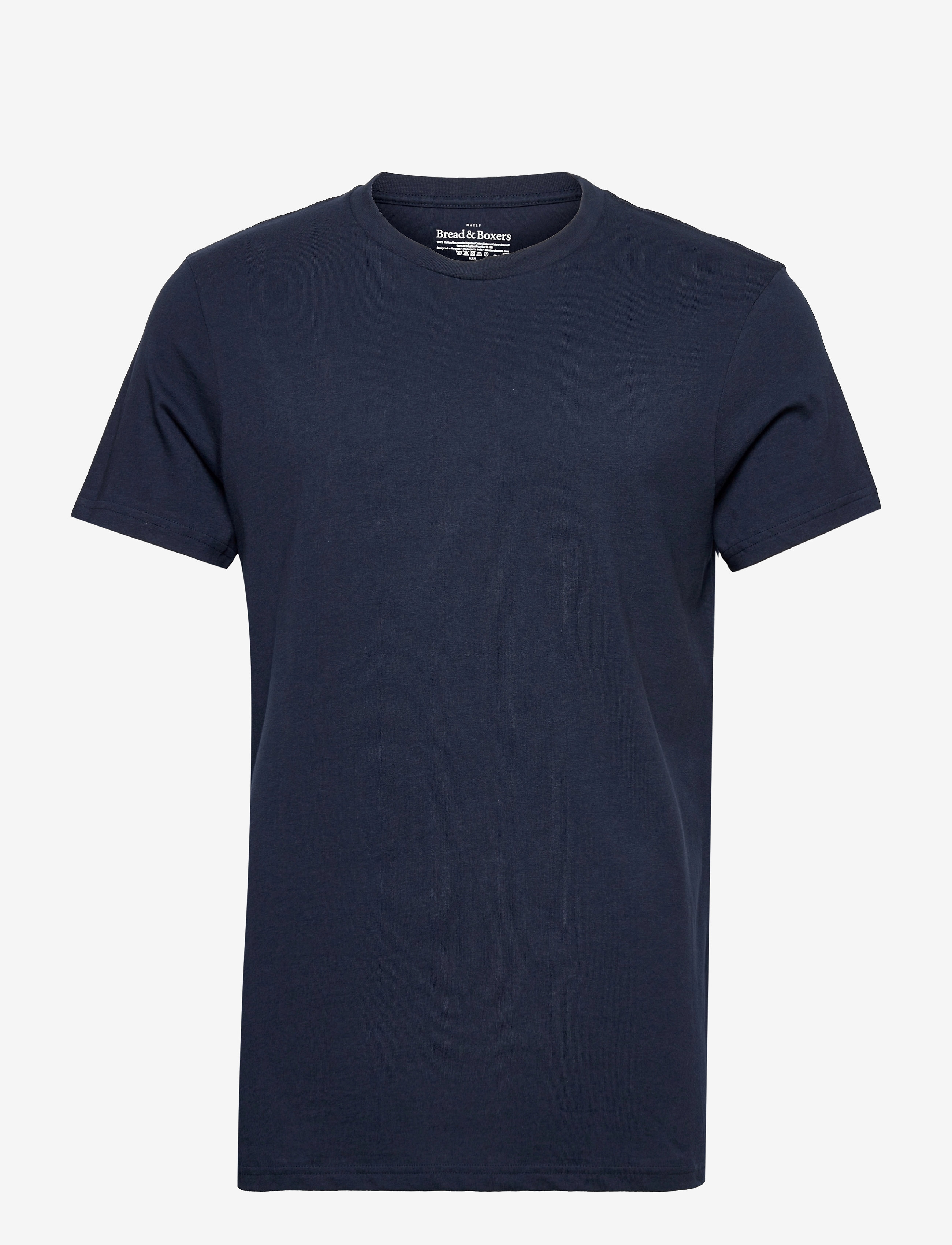 Crew-Neck Cotton - NAVY BLUE