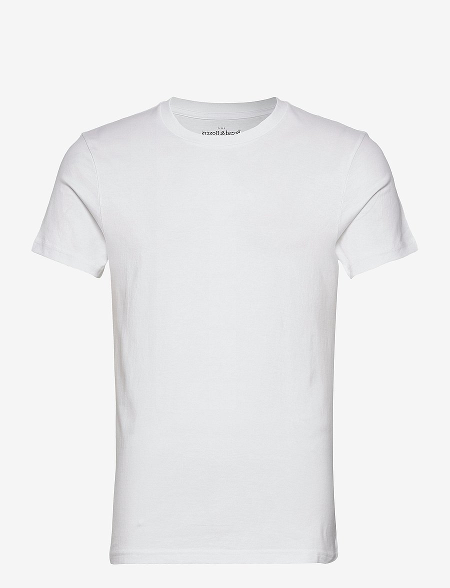 Bread & Boxers - Crew-Neck Regular - short-sleeved t-shirts - white - 1