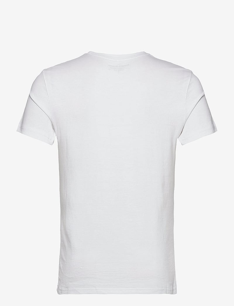 Bread & Boxers - Crew-Neck Regular - lyhythihaiset - white - 2