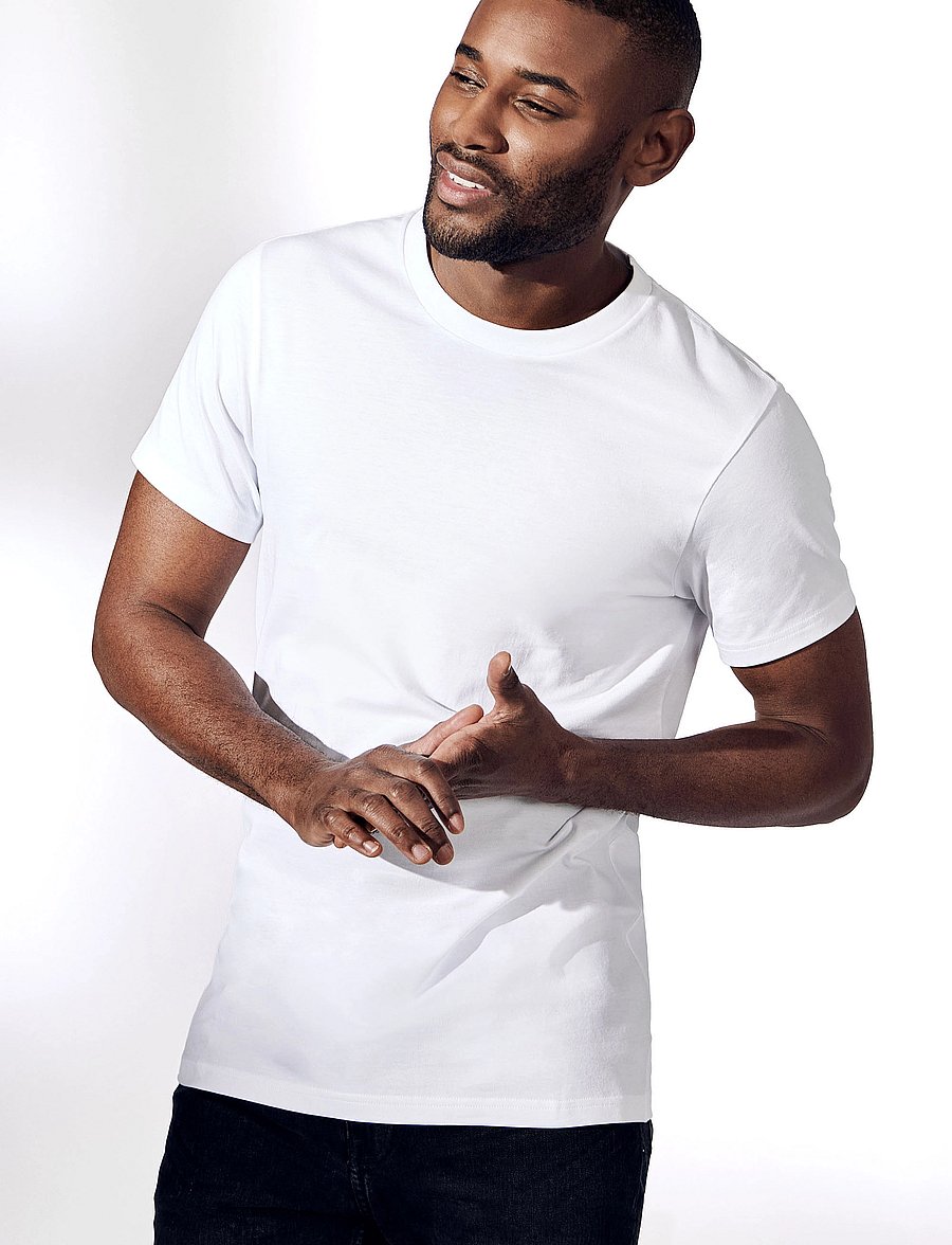 Bread & Boxers - Crew-Neck Regular - short-sleeved t-shirts - white - 3
