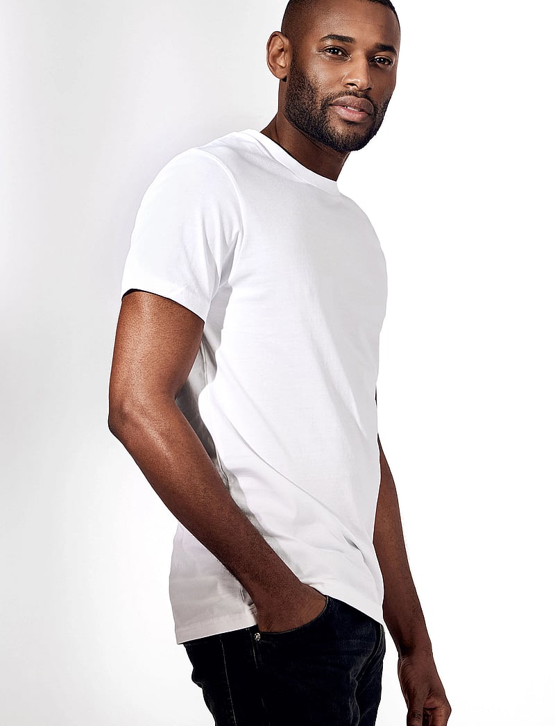 Bread & Boxers - Crew-Neck Regular - lyhythihaiset - white - 4