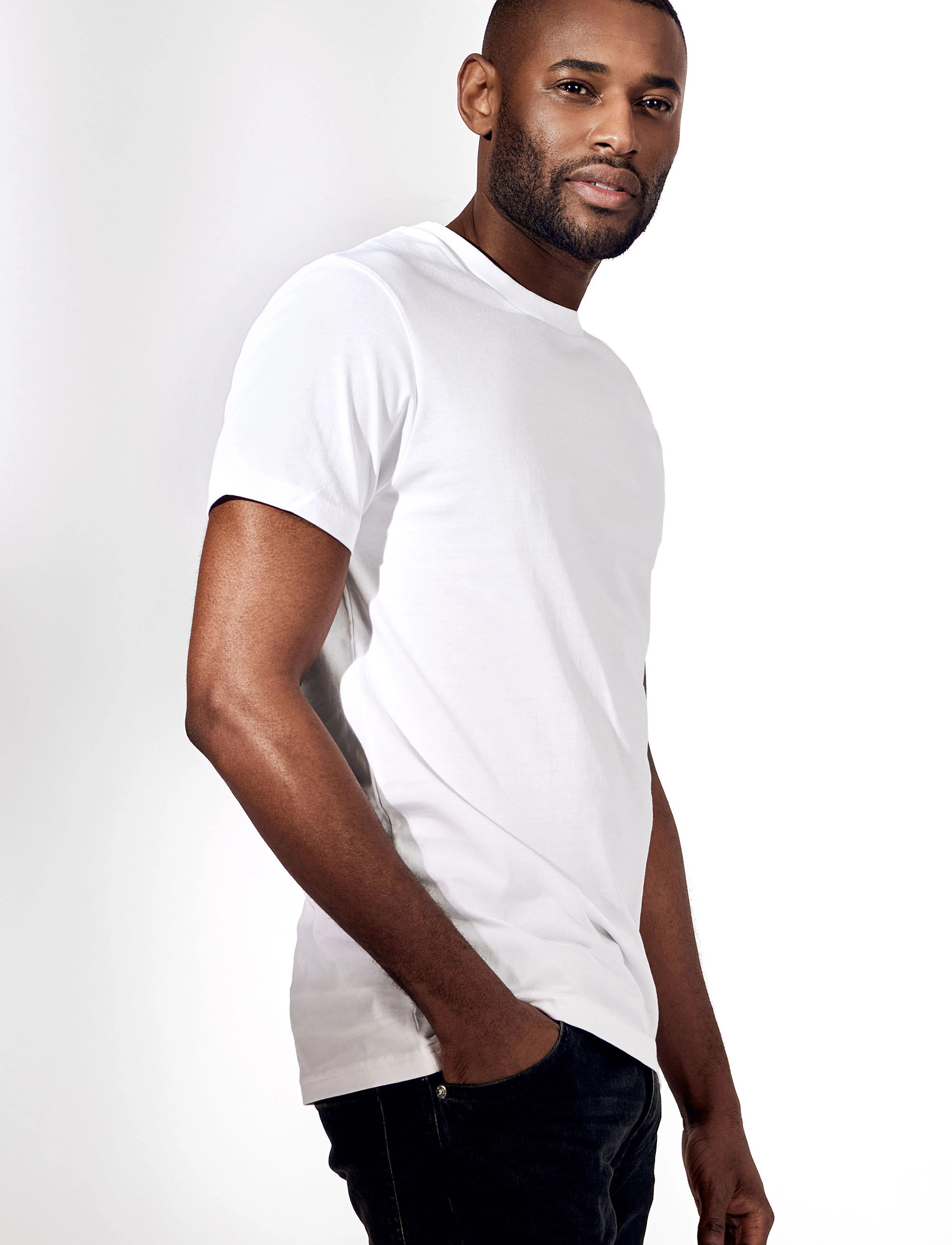 Bread & Boxers - Crew-Neck Regular - laveste priser - white - 4