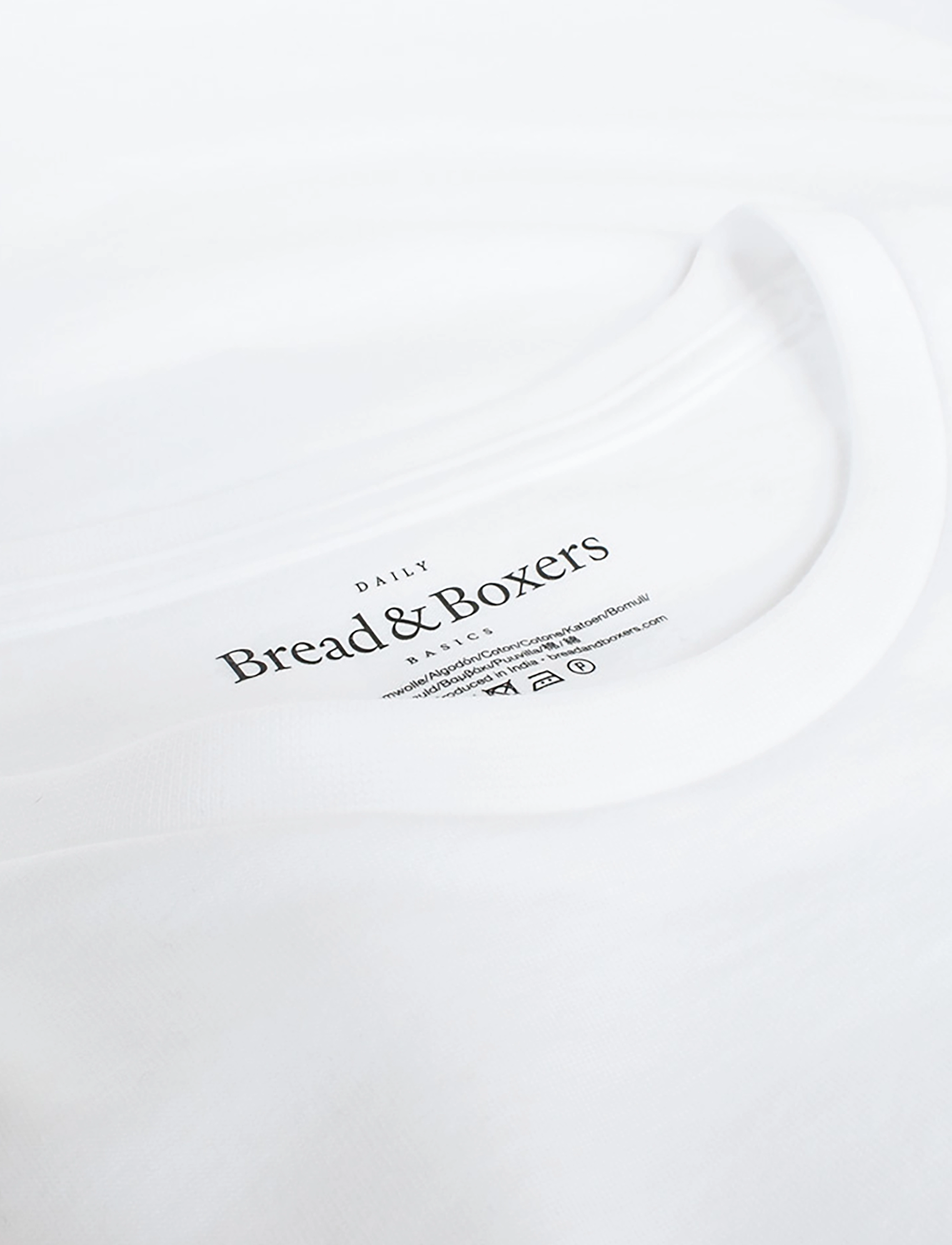 Bread&Boxers Crew-Neck Cotton t-shirts - bas herr – bild 6